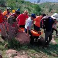 Rescatan a senderista en Sierra de San Miguelito