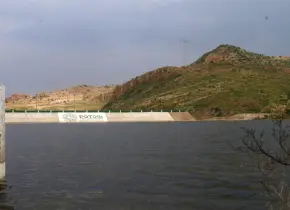 Foto del Día | Presa El Peaje, al límite