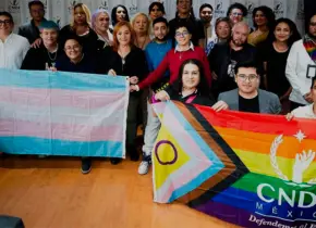 Colectivas trans se reúnen con Rosario Piedra por derechos humanos