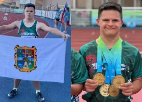 Orgullo tamaulipeco: Alejandro Avilés gana 4 oros y rompe récords mundiales en Europa