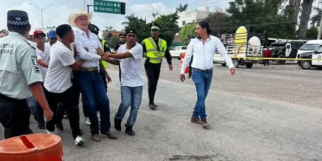 Excandidato denuncia agresión en acto de Sheinbaum
