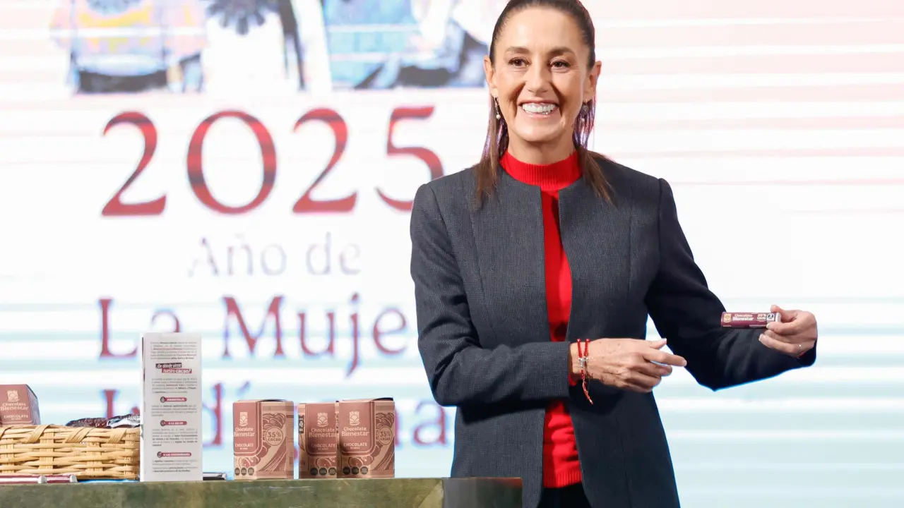 Presentan en mañanera el Chocolate del Bienestar