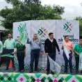 Inauguró Gallardo obra de pavimentación en la calle Haití