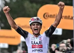 Conquista Isaac Del Toro la 2da. etapa del Tour