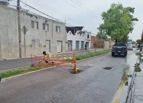 Detectan hundimiento en la Morales-Saucito
