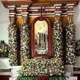 Cae imagen de la Virgen Peregrina