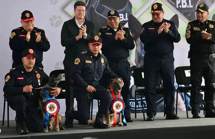 Celebran 28 aniversario de unidad canina de PBI