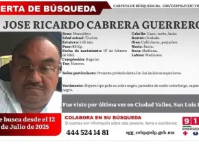 Desaparece taxista en Ciudad Valles; emiten ficha de búsqueda