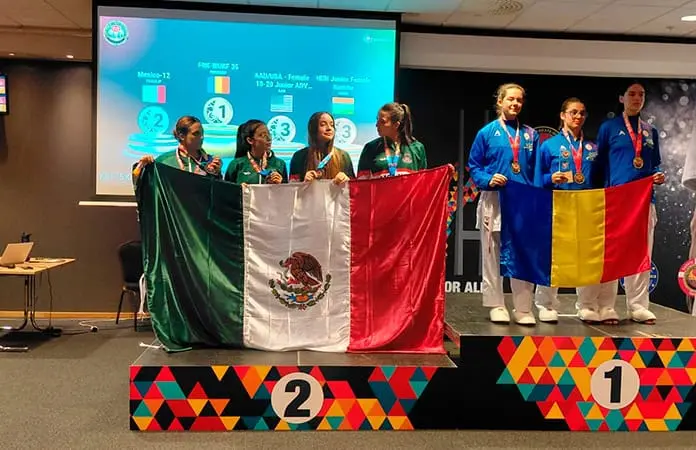 Brilla la UPSLP en Mundial de Karate