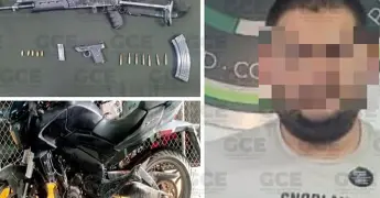 Capturan a un jalisciense con armas y cartuchos