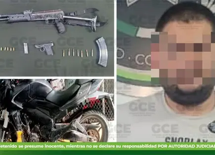 Capturan a un jalisciense con armas y cartuchos