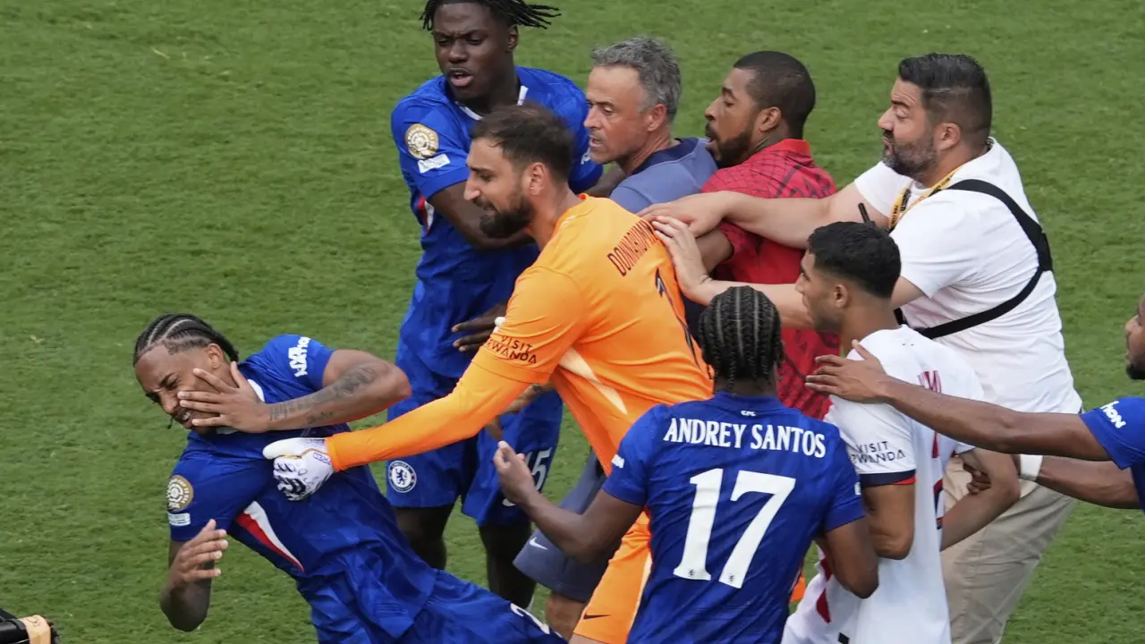 Altercado tras final del Mundial de Clubes entre PSG y Chelsea