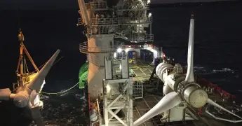 Turbina submarina en Escocia marca récord de durabilidad con energía mareomotriz