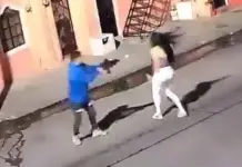 Sujeto asesina a mujer con arma larga en Guadalajara