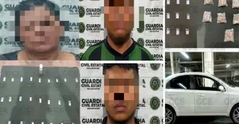Detienen a "narcos" y aseguran distintas drogas