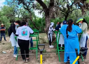 Confirma FGE que indaga hallazgo de restos óseos y prendas en Matehuala
