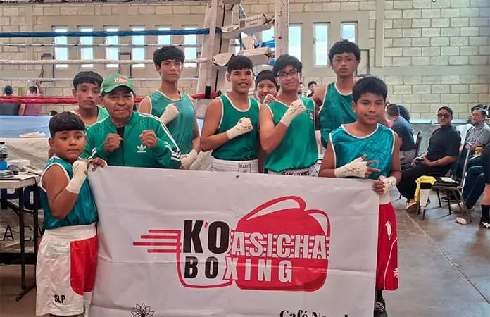 Todo un éxito cuadrangular de boxeo juvenil