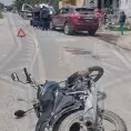 Un herido, saldo de choque en Mexquitic