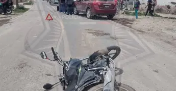 Un herido, saldo de choque en Mexquitic