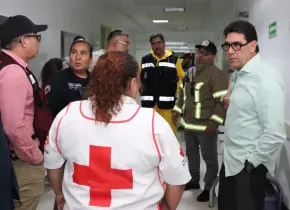 Inundación en Hospital IMSS Bienestar de Nogales tras torrencial lluvia