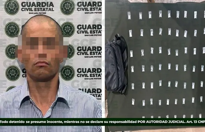 Capturan a distribuidor de droga en Jacarandas