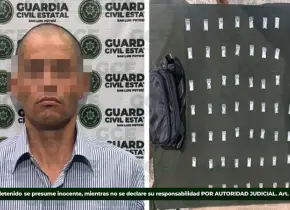Capturan a distribuidor de droga en Jacarandas