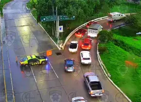 Cierres viales y lluvias intensas afectan la movilidad en San Luis Potosí