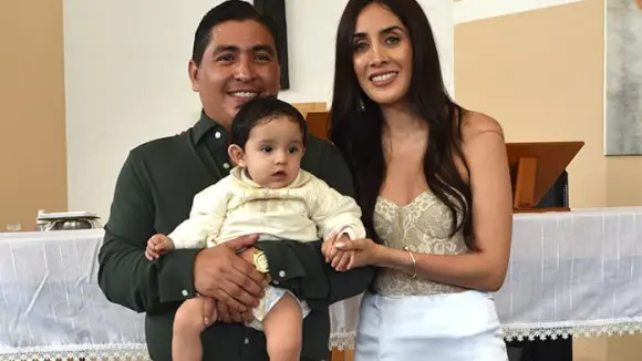 LORENZO RECIBE ELBAUTISMO