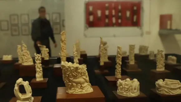 Roberto Ruiz expone esculturas en miniatura en Museo Estanquillo