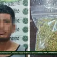 Atrapan a sujeto con una bolsa de “mota”