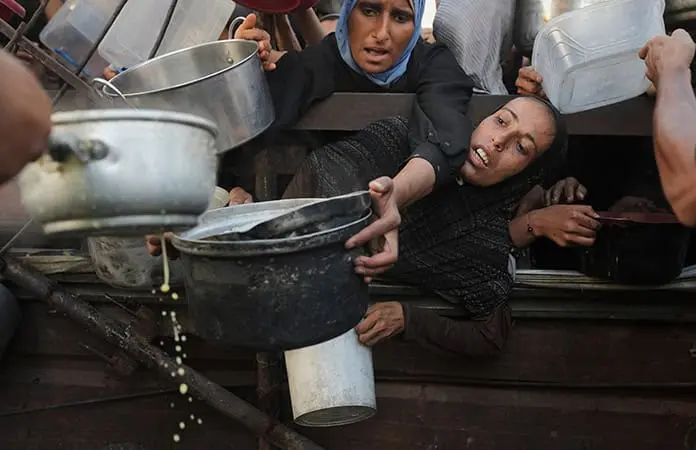 Centros de ayuda en Gaza, mortales