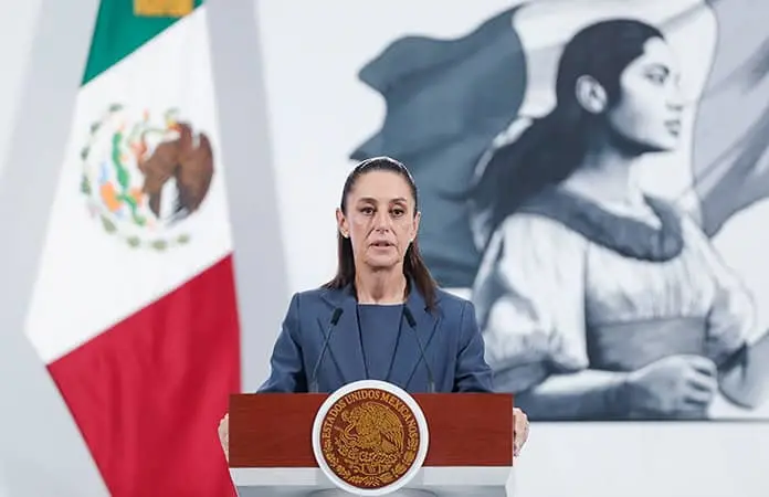 Claudia Sheinbaum a favor de la baja de la tasa de interés en México