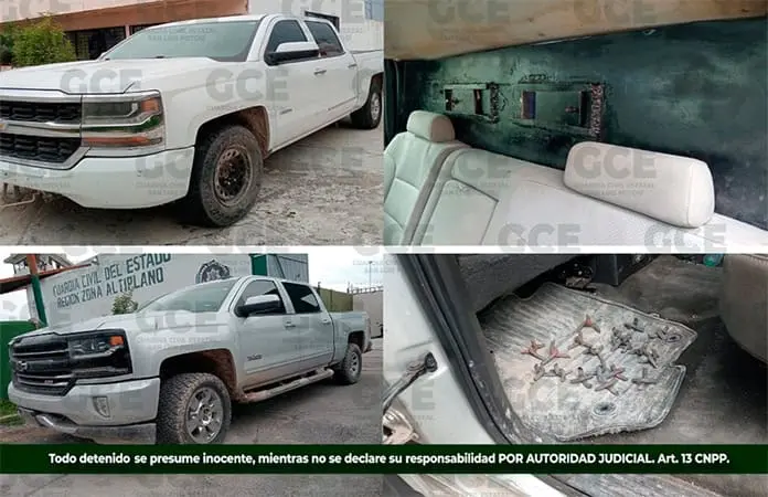 Incautan par de camionetas usadas por la delincuencia 