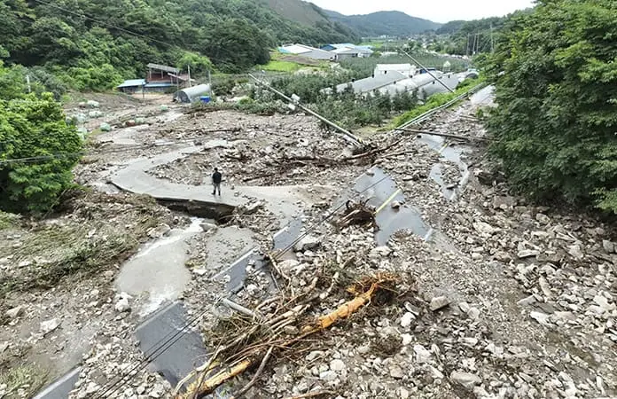 Intensas lluvias en Corea del Sur dejan 4 muertos