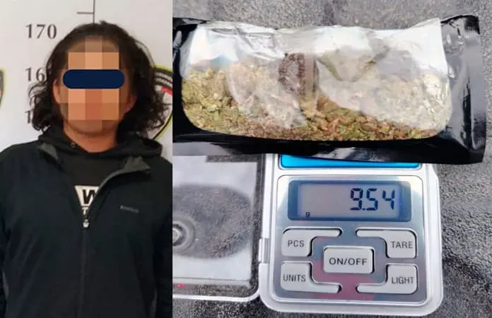 Vicioso es arrestado con marihuana