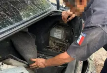 Tras persecuci&oacute;n, cae sujeto con ponchallantas