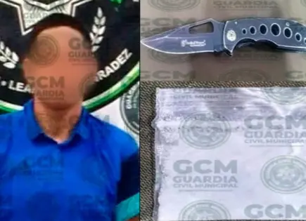 Cae presunto ladrón al atracar una tienda