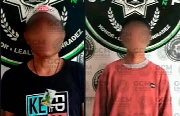 Con armas blancas, encierran a vándalos 