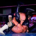 Gran función de lucha libre en Punto Verde