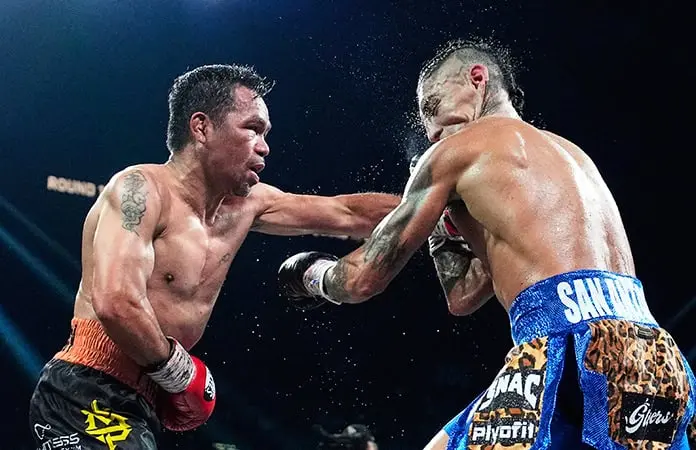 Manny Pacquiao se queda corto