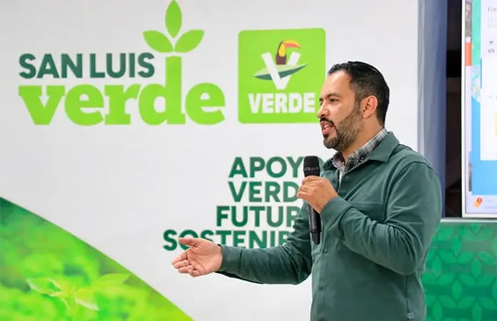 Rinden protesta titulares de carteras del PVEM en SLP