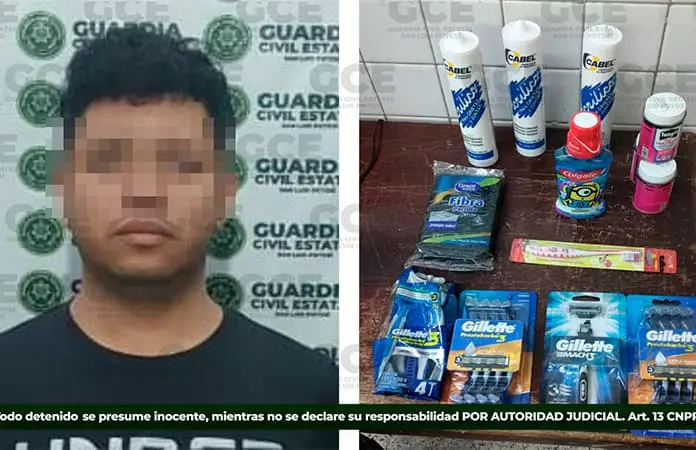Supuesto fardero es sorprendido en flagrancia