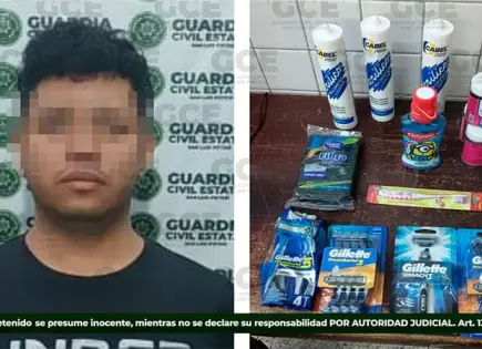 Supuesto fardero es sorprendido en flagrancia
