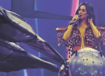 Susto para Katy Perry