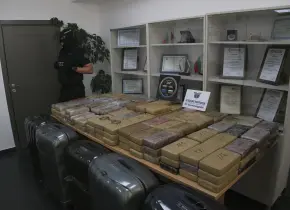 Incautación récord de cocaína en Bulgaria