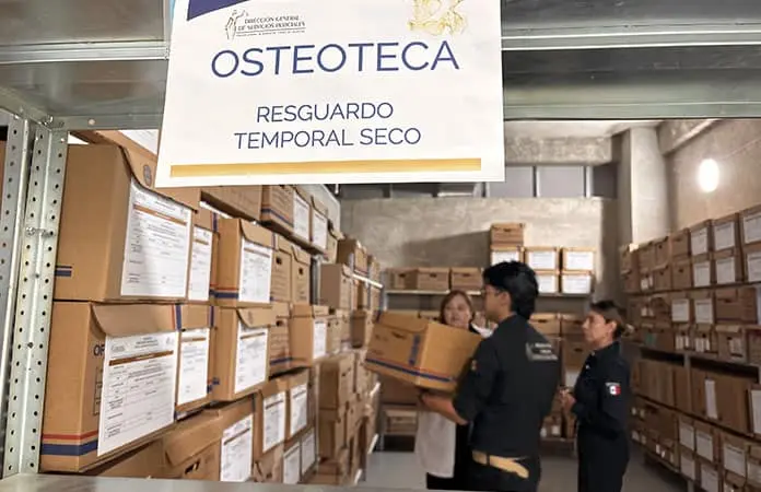 Muchos restos óseos siguen archivados