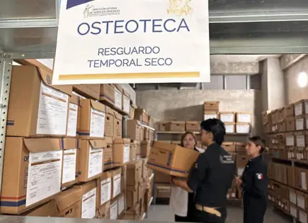 Muchos restos óseos siguen archivados
