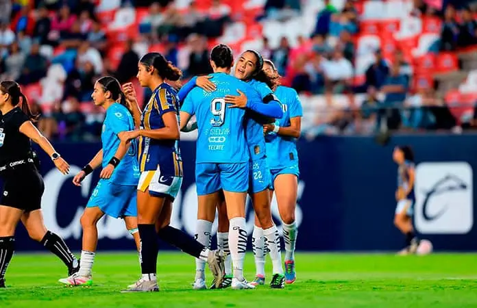 ADSL femenil fue goleado por Rayadas