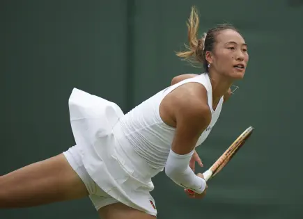 Zheng Qinwen se retira del Abierto de Estados Unidos por lesión en codo