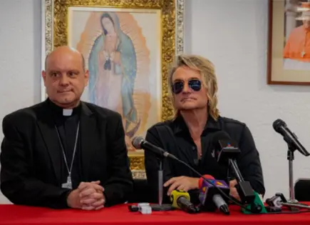 Nacho Cano y elenco de Malinche cantan a la Virgen de Guadalupe en Basílica